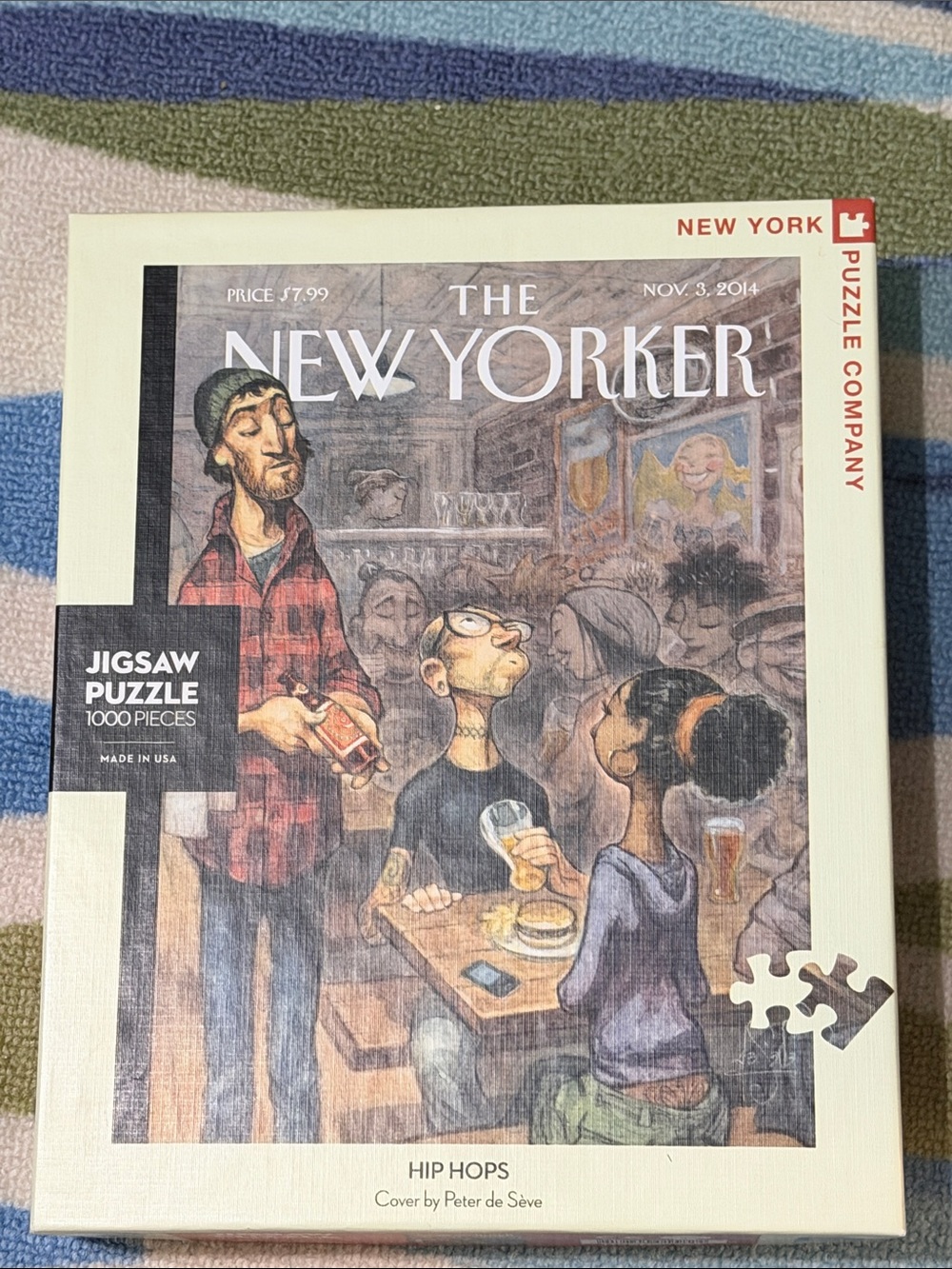 The New Yorker "Hip Hops" 1000-Piece Jigsaw Puzzle - Cream